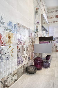 BS Giverny Ceramic Tiles produced by Ceramica Del Conca, Style patchwork, 